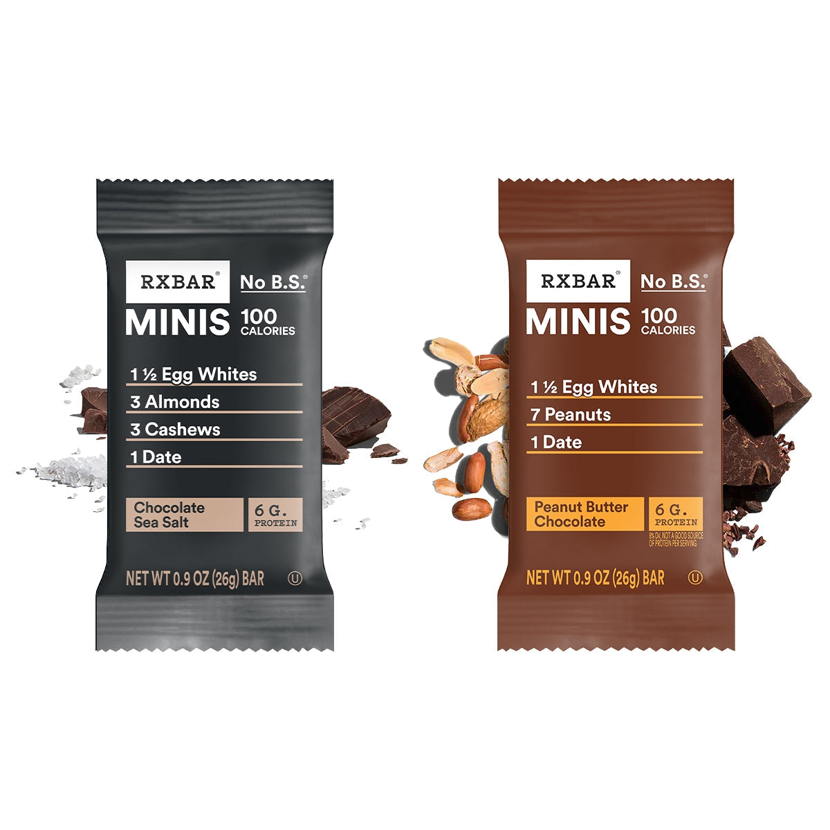 Chocolate Sea Salt &amp; Peanut Butter Chocolate Minis
